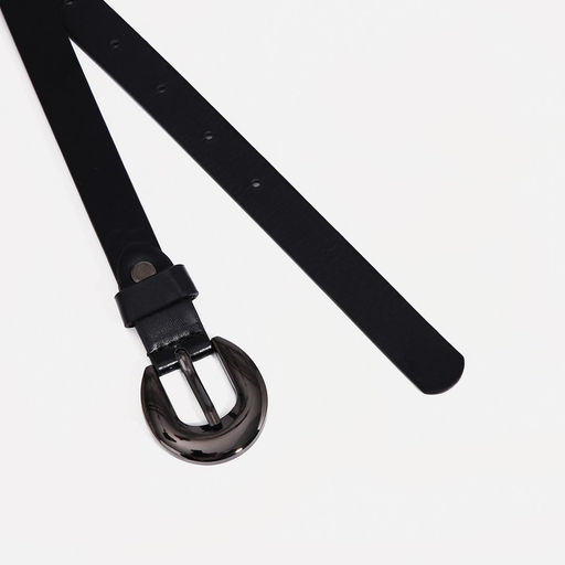 Ремень женский, ширина 2 см, винт, пряжка металл, цвет чёрный - Simaland фото 2