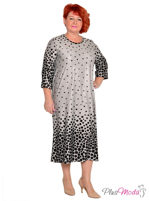 Платье Модель №1808 размеры 44-84 - Plusmoda фото 2