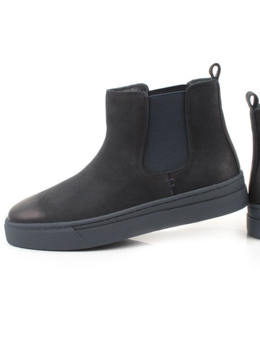 05-X30311A-7 INK. BLUE Ботинки демисезонные мужские (натуральная кожа, байка)