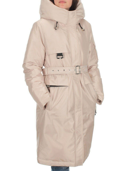 EAC293 LT.BEIGE Куртка зимняя женская (200 гр. холлофайбера)