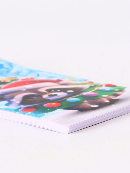 Подарочный набор новогодний, блокнот, вечный карандаш (сменные грифели) Енотик