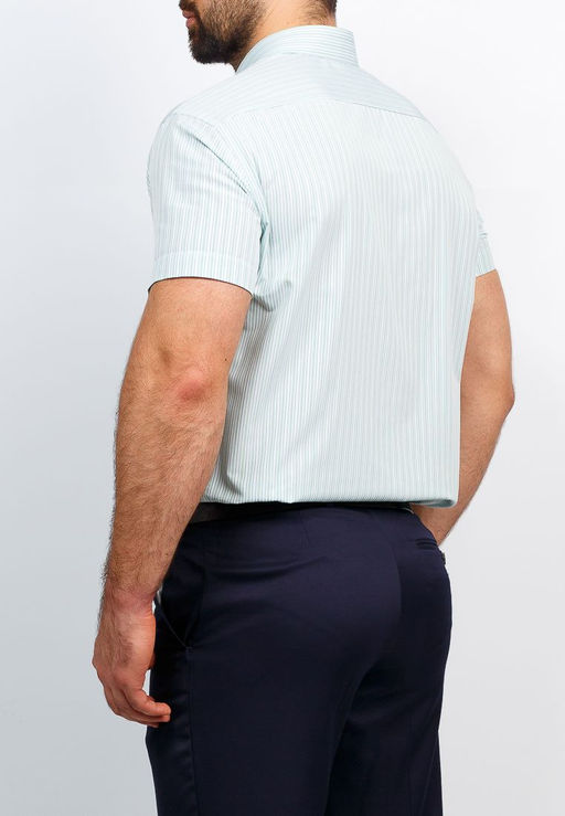 Сорочка мужская короткий рукав GREG 141/109/526/Z/b/1  фото 2