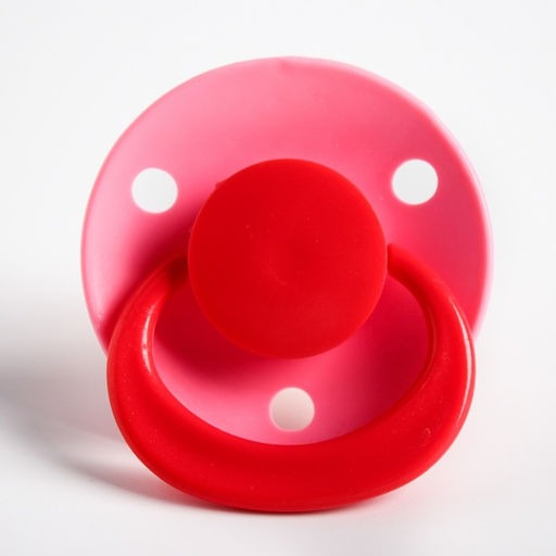 Соска-пустышка латексная классическая Ягодка с кольцом, от 0 мес., цвета МИКС - Крошка я фото 7