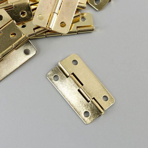 Петля для шкатулки с закругленными углами набор 30 шт 1,6х3 см