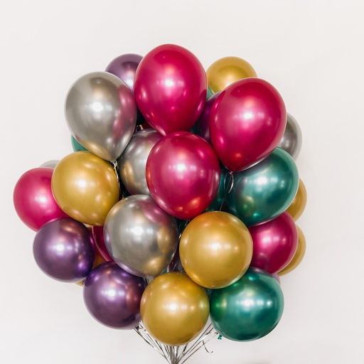 Набор воздушных шаров «Яркий», латекс, хром, 50 шт.
