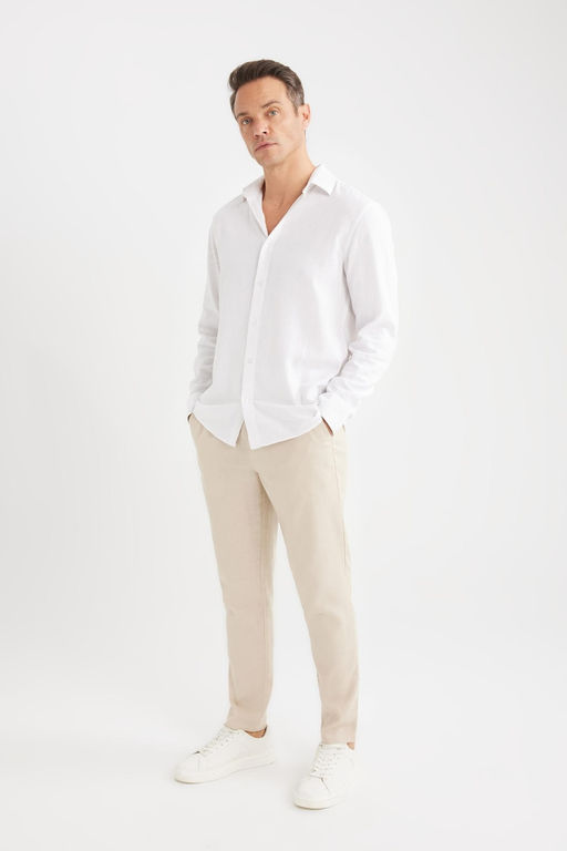 Yazl_k Jogger Keten D_z Pa_a Pantolon