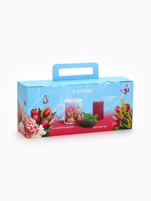 Подарочный набор: чай 50 г, кружка, свеча Счастливых моментов - Фабрика счастья фото 11