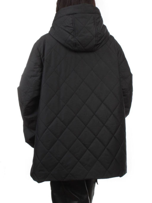 F-801 BLACK Куртка демисезонная женская (100 гр. холлофайбер) - Fashion фото 8