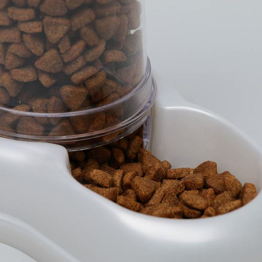 Автопоилка/автокормушка 0,6 л, белая перламутр - Пижон фото 8