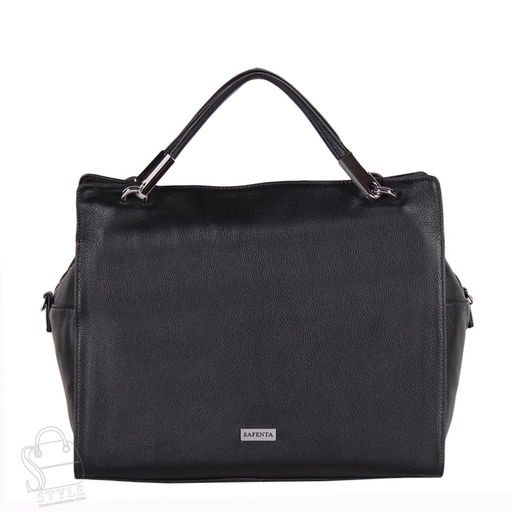 Сумка женская кожаная 98040 black Velina Fabbaino-Safenta/30 в Новосибирске