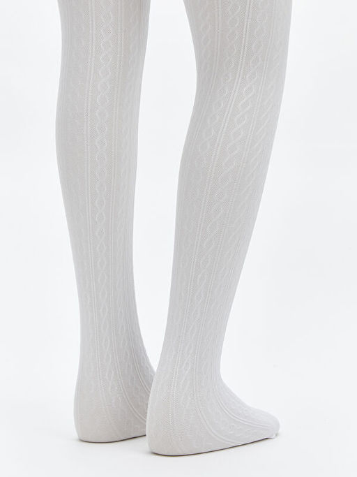 Desenli K?z ?ocuk ?nce K?lotlu ?orap 2li