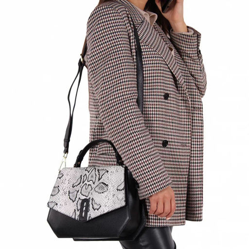 Сумка 56-96493 white-black Vitelli Grassi (дефект)