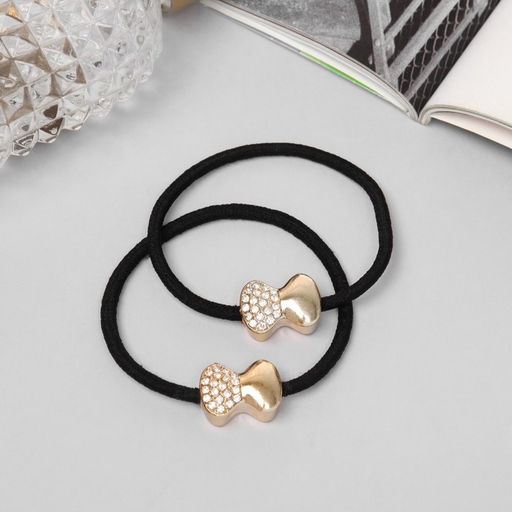 Цена за 6 шт. Резинки для волос «Лиора», набор 2 шт., бантик