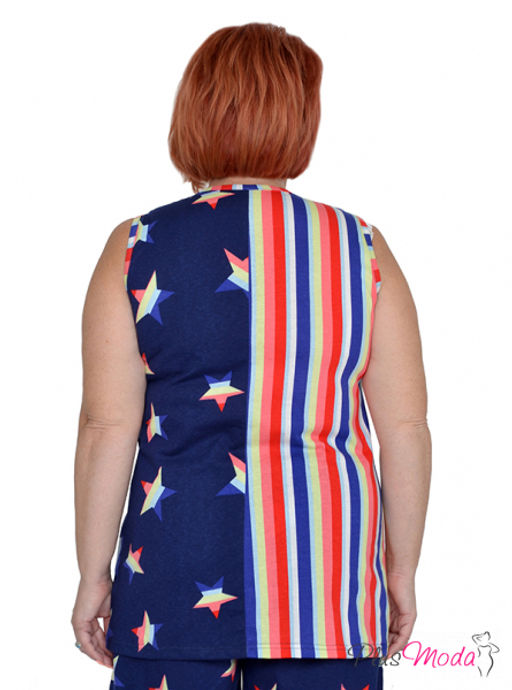 Майка Модель №1288 размеры 44-84 - Plusmoda фото 8