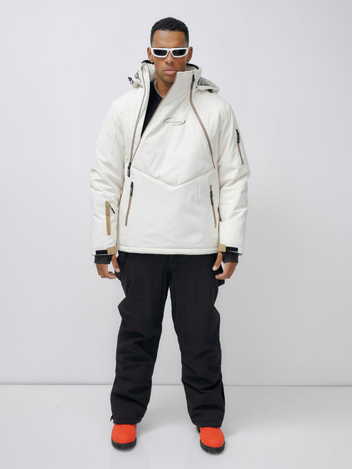 Горнолыжный костюм Leifensh 389Bl мужской анорак зимний белый  фото 24