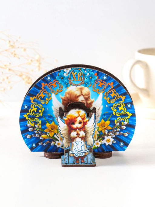 Набор пасхальный салфетница и подставка под зубочистки Ангел