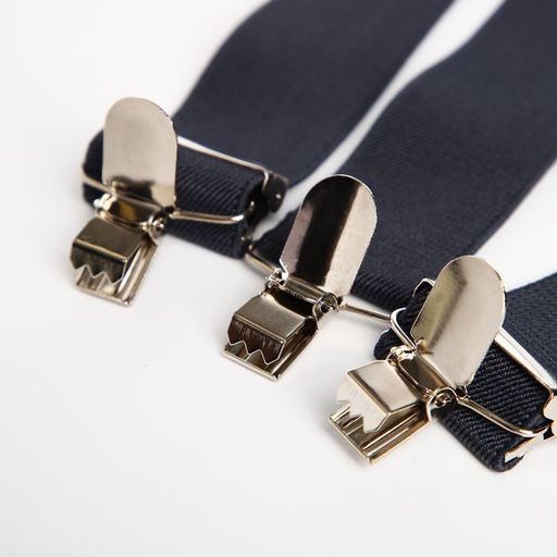 Подтяжки взрослые, ширина 3.5 см, цвет тёмно-серый