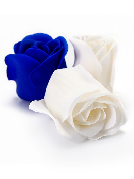 Мыльные розочки, синие и белые, набор 9 шт. - Simaland фото 9