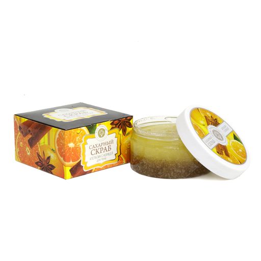 Сахарный скраб для тела АПЕЛЬСИН С КОРИЦЕЙ - Мануфактура дом природы фото 2