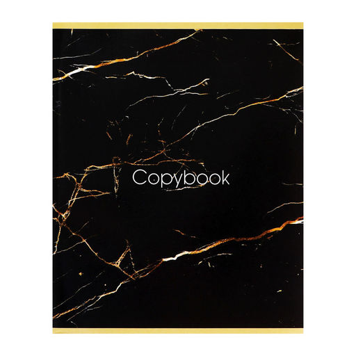 Цена за 4 шт. Тетрадь 96 листов в клетку Calligrata «Мрамор тёмный», картонная обложка, глянцевая ламинация, блок офсет МИКС