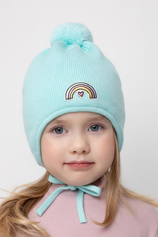 Crockid _ КВ 20292/ш/светлая бирюза шапка для дев  фото 2