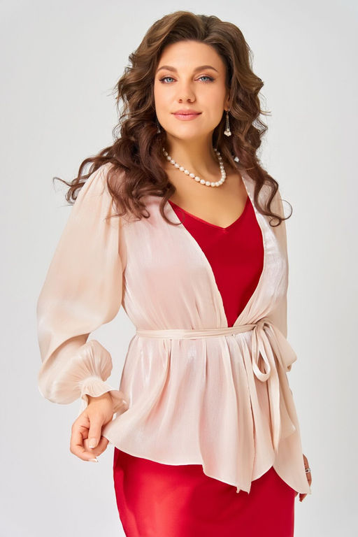 Костюм FITA 3194 красный + пудра.