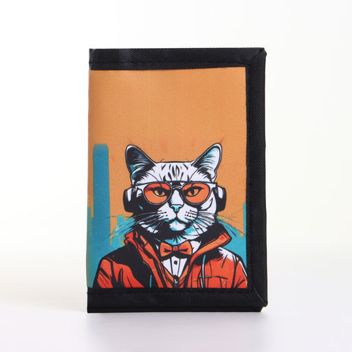 Кошелёк детский на липучке «Выбражулька», оранжевый