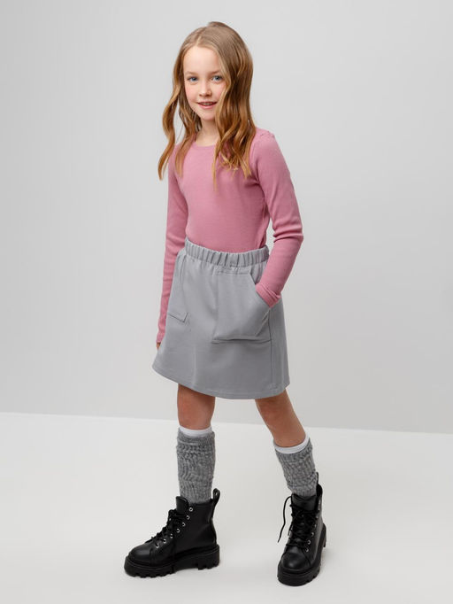 КР 302673-1/пепельная роза джемпер (лонгслив) для дев