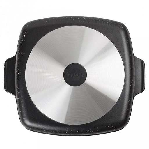 Противень с антипригарным покрытием 28х28х7см "Гранит", s0,4см, литые ручки, подарочная упаковка (Россия)