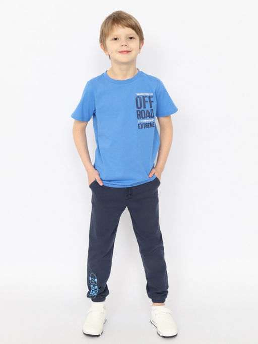 CRB wear/ HSJB 63838-43 Футболка для мальчика,голубой/Ex.Cherubino  фото 3