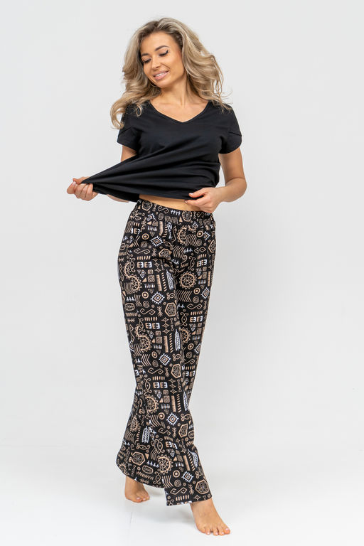 Костюм женский Натали 36691 футболка и брюки хлопок  фото 48