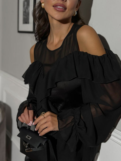 Платье AURA 3292-176-Р черный