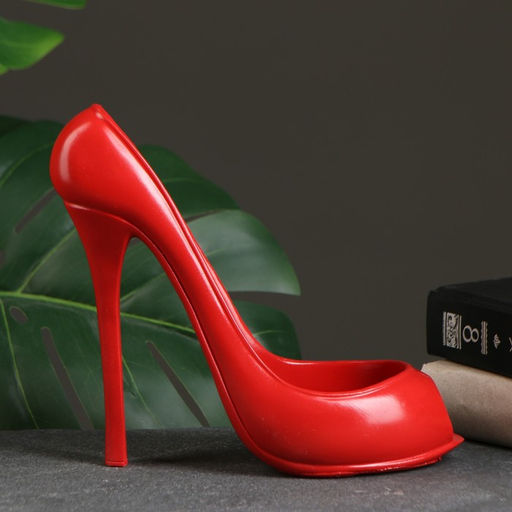 Подставка для бутылки «Туфля», красная, 23×9×19 см