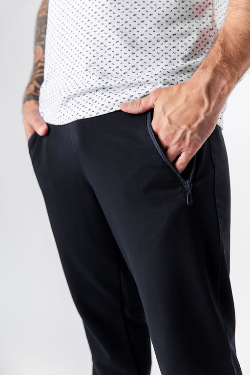 Брюки без начёса из футера двунитки