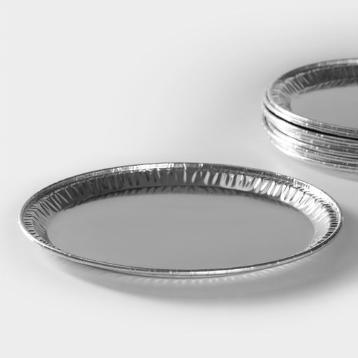 Цена за 10 шт. Поднос сервировочный для выпечки Доляна, алюминиевый, d=31 см, 10 шт/уп, рисунок микс