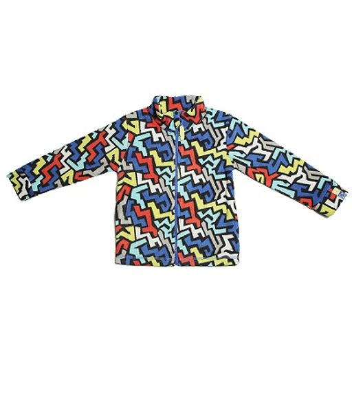 CRB wear/CWB 61498 Куртка для мальчика, темно-синий-салатовый/Ex.Cherubino