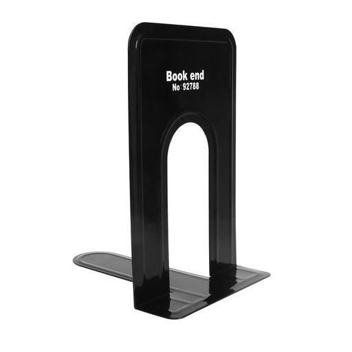 Держатель (ограничитель) подставка для книг, 21×16×13 см, 2 шт., металл, чёрный