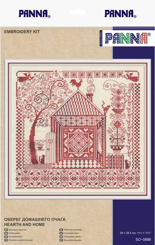 Набор для вышивания PANNA SO-0886 Оберег домашнего очага 29 х 28.5 см