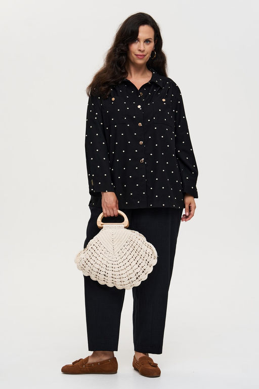 Рубашка Фачинелли черный - Intikoma фото 28