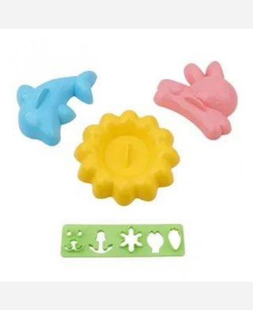 Формы для риса и др гарниров, набор Заяц+Дельфин+Подсолнух. 9046188 - Yiwu youda import & export co фото 3