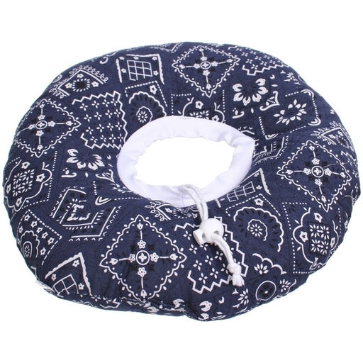 Воротник ветеринарный на кулиске "ЛЮБИМЫЙ БРО", классика, р M, окружность шеи 17-27см (лейбл)