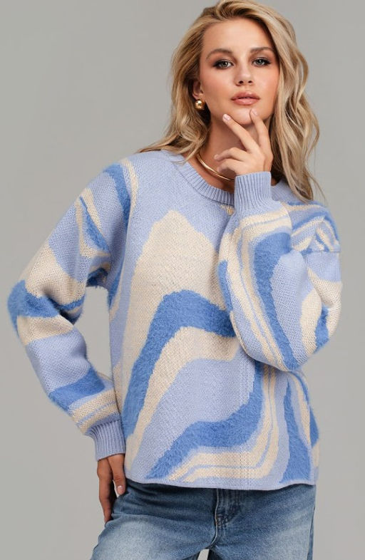 Вязаный трикотажный джемпер ,в составе ШЕРСТЬ - Sahar art lab фото 11