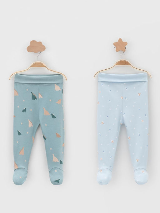 К 400220-2уп/голубой Н102,серо-голубой Н101 набор ползунки яс