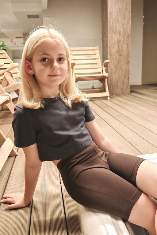 83908/1 футболка укороченная детская