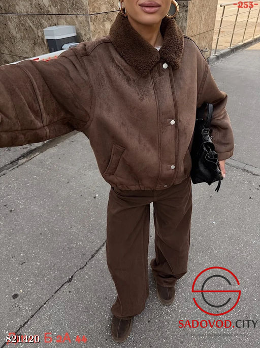 Дубленка женская зимняя