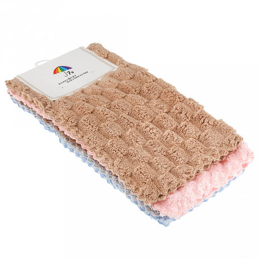 Салфетка для уборки 30х30см Профи, микрофибра, набор 5шт (Китай) - Домашняя мода фото 8