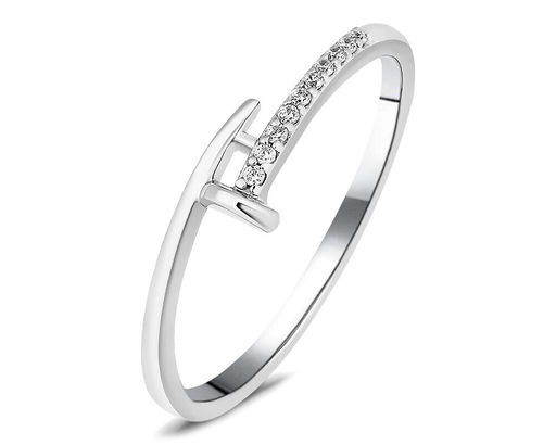 Кольцо, куб.циркон., Гвоздь4