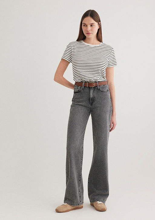 Victoria Classic Denim Koyu Gri Jean Pantolon - Mavi фото 2