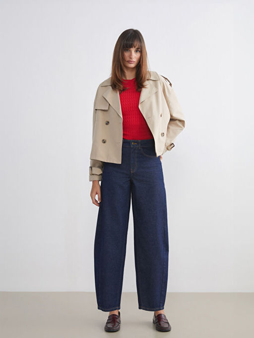 Balloon Fit Kad?n Jean Pantolon