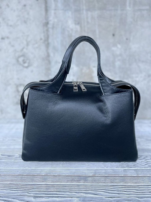 Женская кожаная сумка тоут 3120 Блек